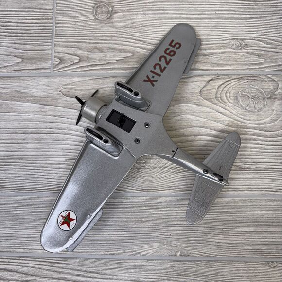 Wings of Texaco 1932 Northrop Gamma DIE-CAST METAL BANK Silver 2nd in Series - Picture 8 of 15